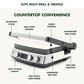 Green Pan Elite 14" Contact Grill and Griddle in Cloud Cream, , large