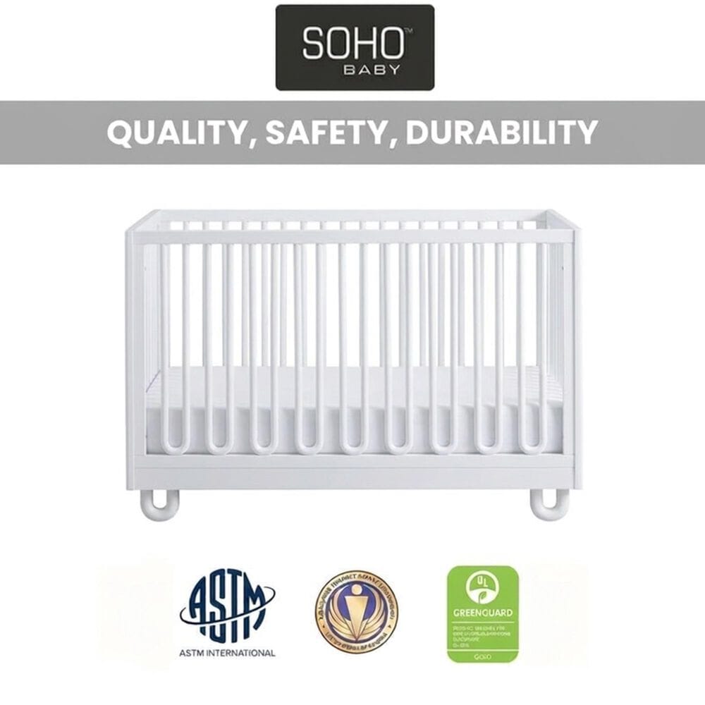 Oxford Baby Crib and Dresser, , large