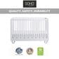 Oxford Baby Crib and Dresser, , large