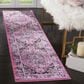 Safavieh Skyler SKY126N 2" x 8" Pink and Ivory Scatter Rug, , large