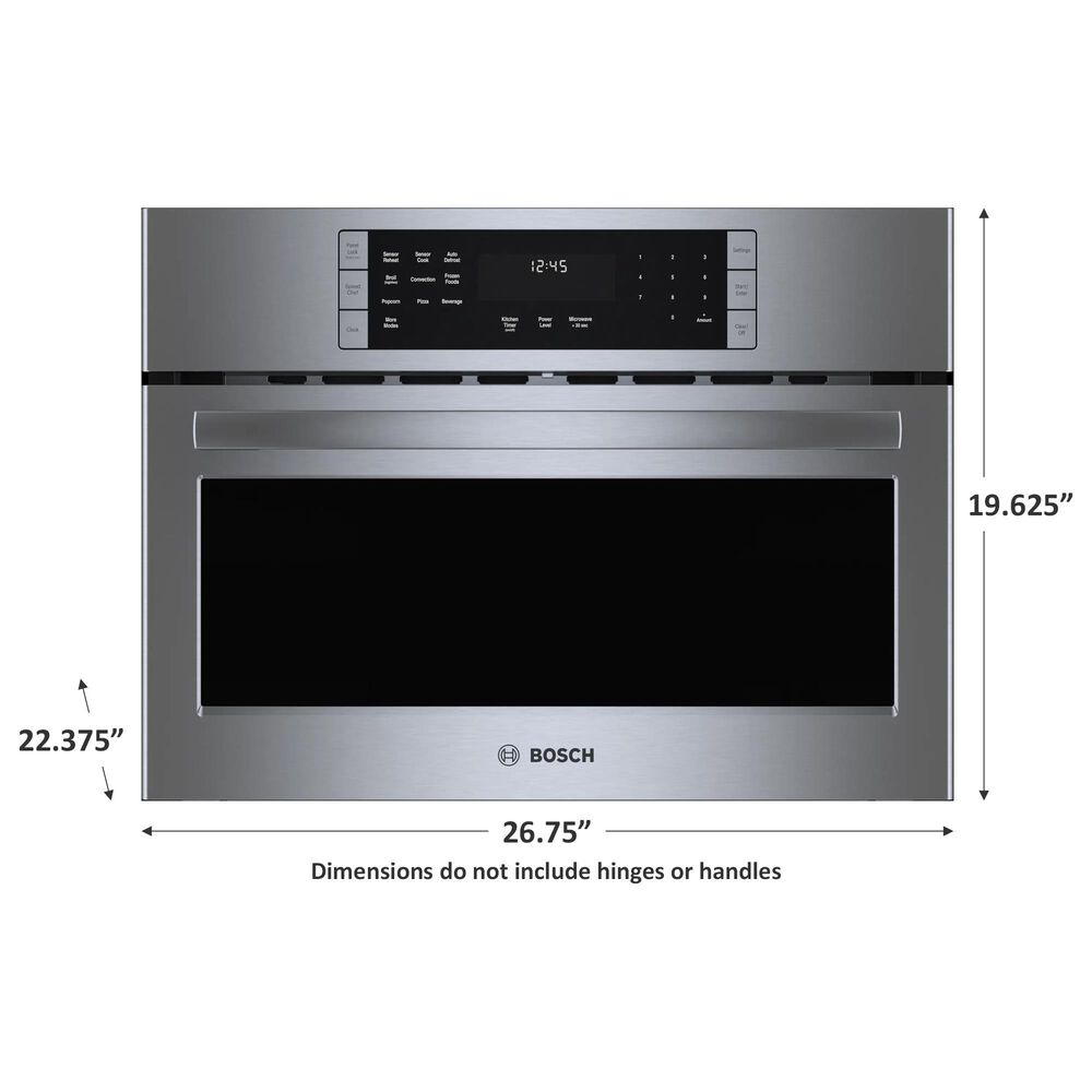 Bosch 27&quot; Speed Oven in Stainless Steel, , large