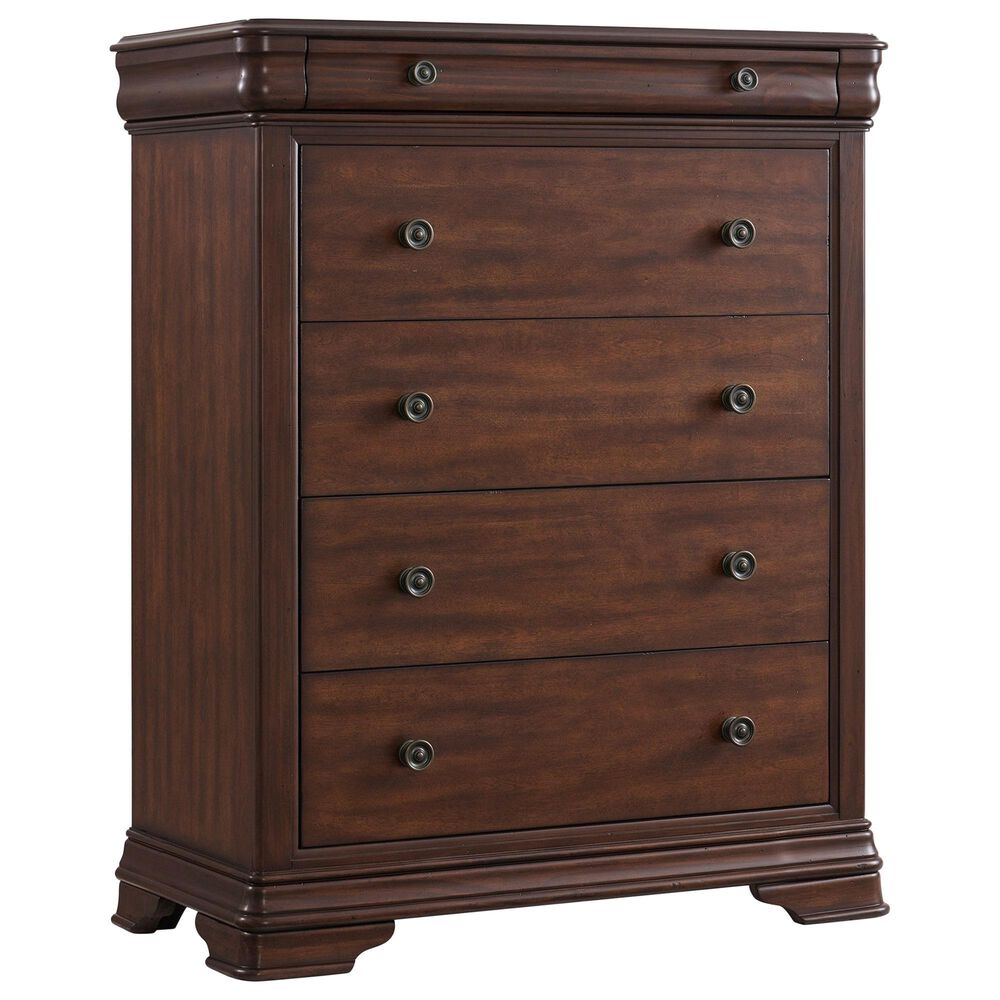 Mayberry Hill Phillipe 5-Piece King Bedroom Set in Cherry, , large