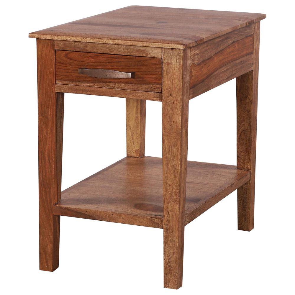 Porter Design Sonora Square End Table in Harvest Brown, , large