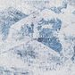 Ashley Haddam 5" x 7" Blue, Gray and White Area Rug, , large