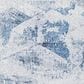Ashley Haddam 5" x 7" Blue, Gray and White Area Rug, , large