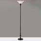 Adesso Claret Torchiere Floor Lamp in Black, , large