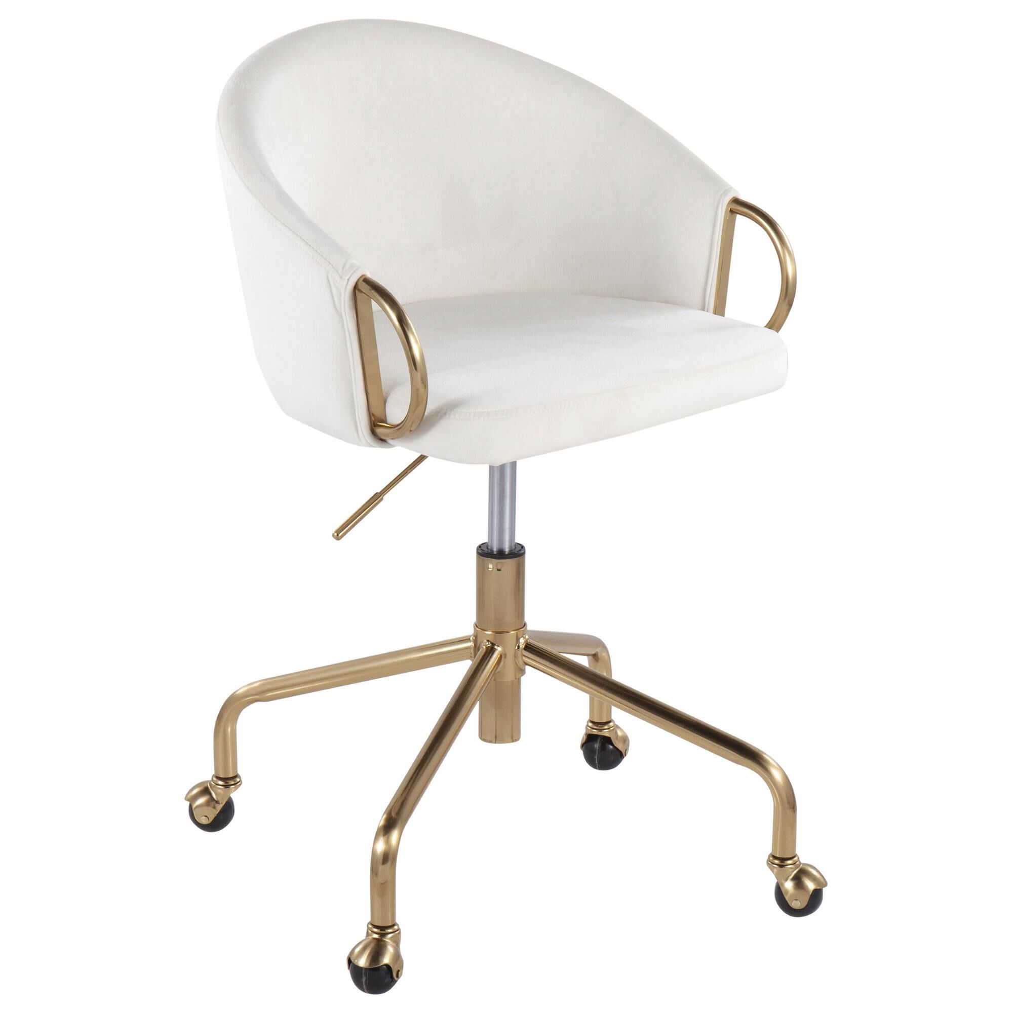 Lumisource Claire Task Chair with Cream Cushion Shop NFM
