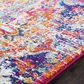 Surya Harput HAP-1062 7"10" x 10"3" White, Saffron and Teal Area Rug, , large