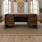 Legends Home Haven Executive Desk in Bourbon, , large