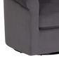 Linon Home Decor Bonnie Swivel Chair in Grey, , large
