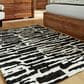 Ashley Bramshaw 5" x 7" Black and Ivory Area Rug, , large