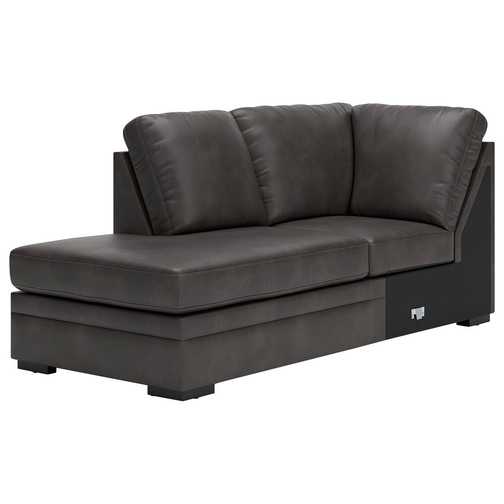 Ashley Lofton-Pike 2-Piece Stationary Right Facing Sectional with Chaise in Shadow, , large