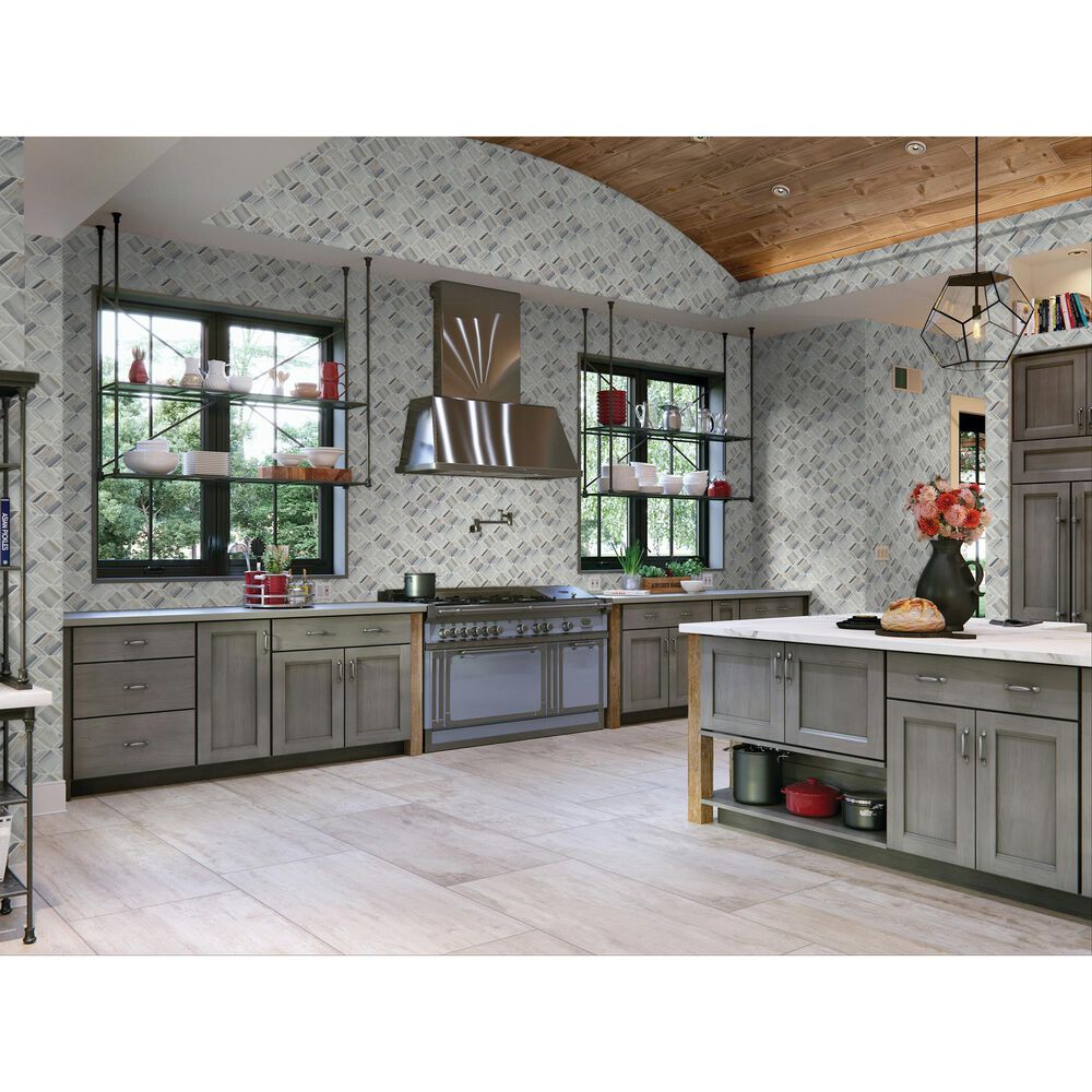 Dal-Tile Gamma Azure 12&#39;&#39; X 12&#39;&#39; BALANCE XL Natural Stone Mosaic Sheet, , large