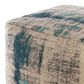 Surya Dalen Pouf in Aqua/Blue/Ivory, , large