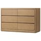 Eastern Shore Modena 6-Drawer Dresser Only in Natural, , large
