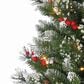 The Gerson Company 4" Potted Pre-Lit Artificial Needle Glacier Pine with White LED Lights in Green, , large