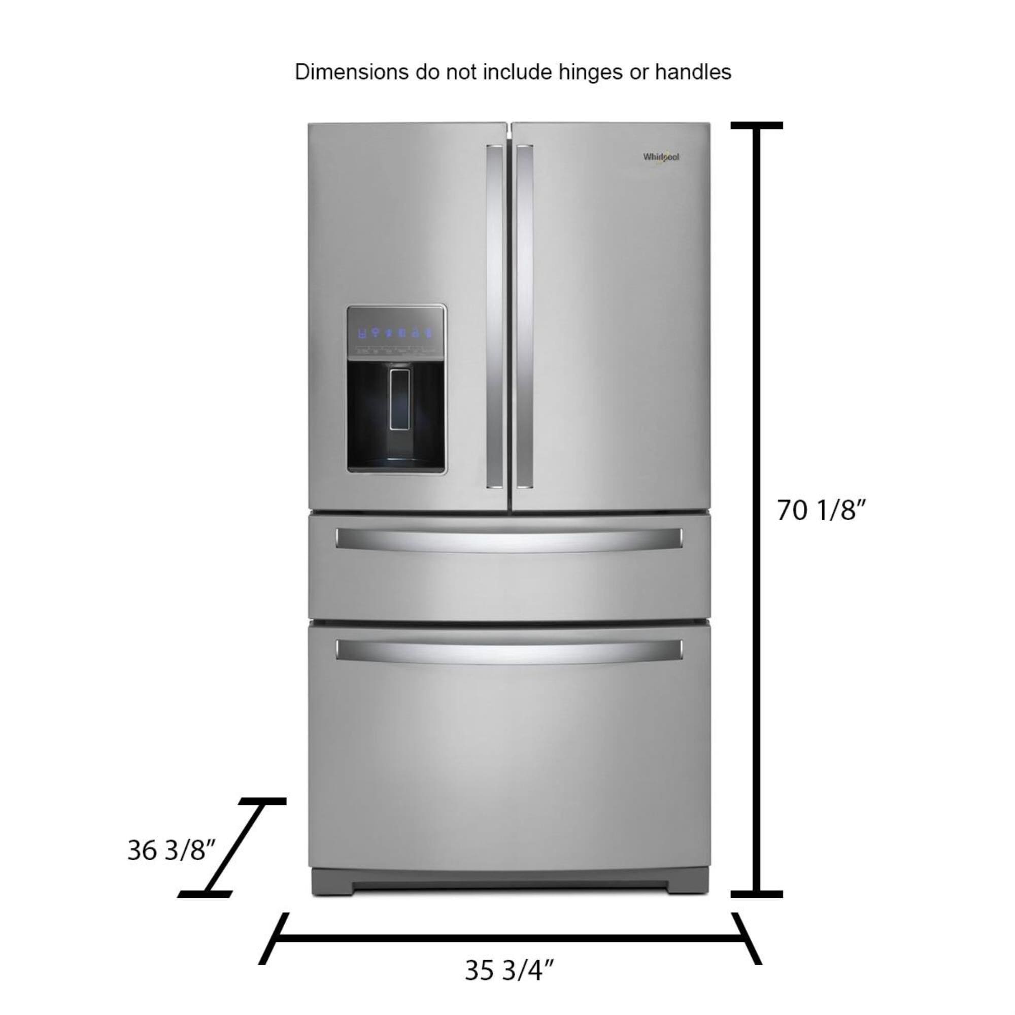 36 whirlpool fridge