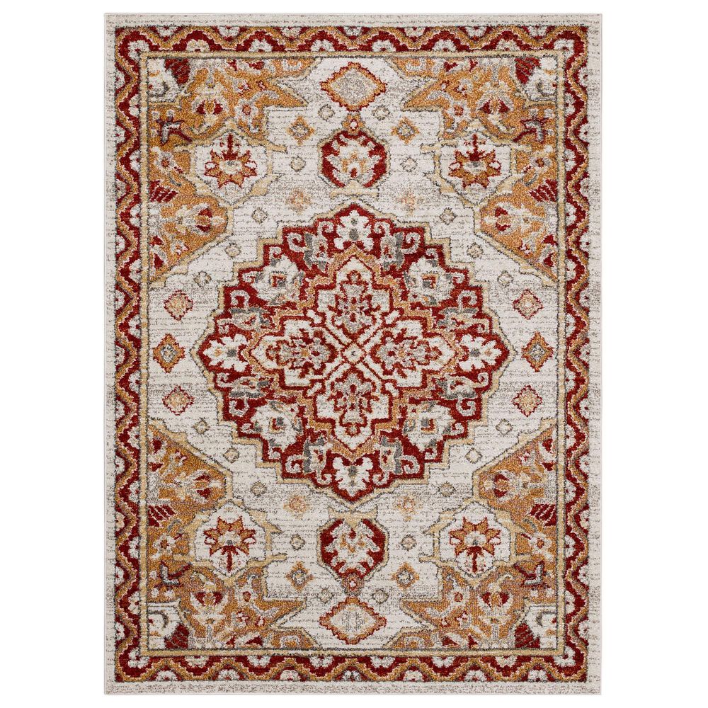 Mohawk Whimsy R1113 Gold 5"3" x 8" Area Rug, , large