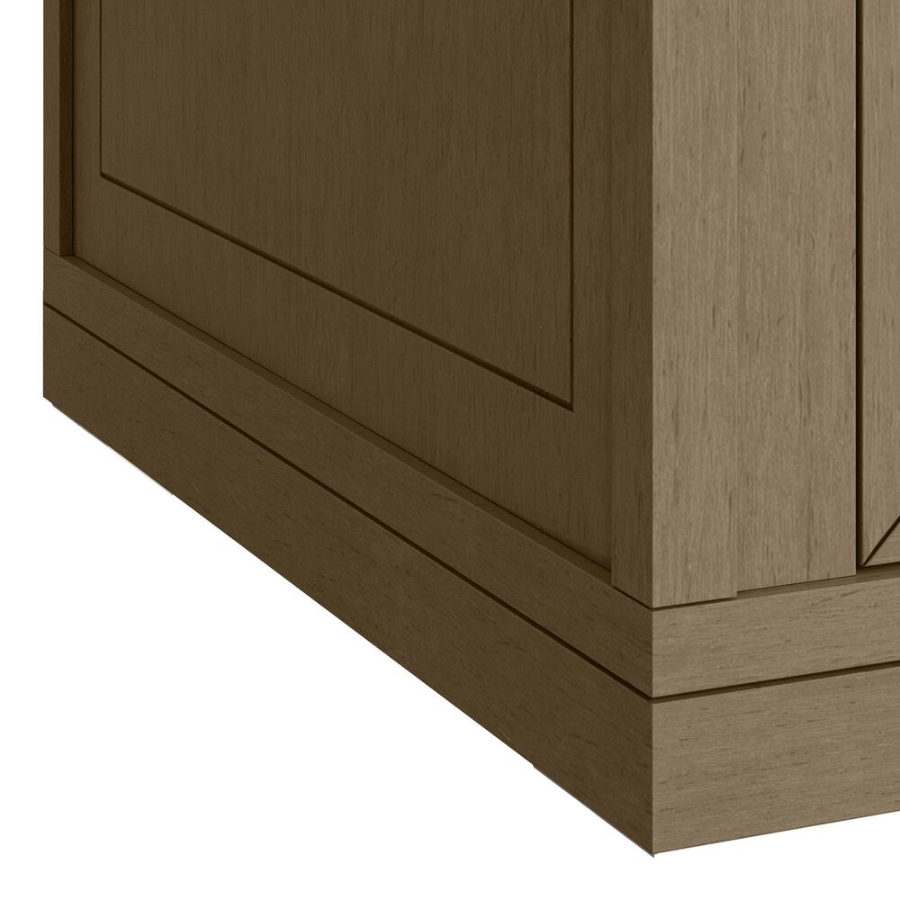 James Martin Vanities Chicago 30" Single Bathroom Vanity in Walnut Whisper with Single Hole 3 cm White Zeus Quartz Top and Rectangular Sink, , large