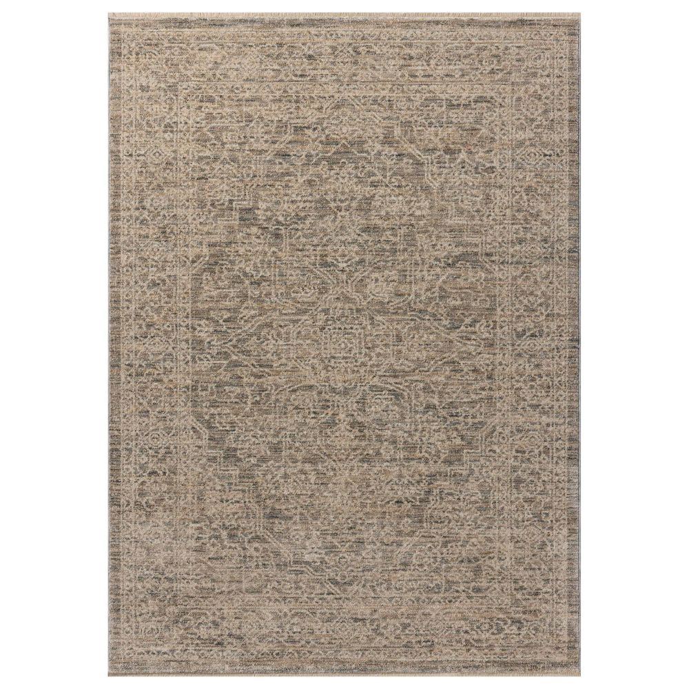 Loloi II Newman 9"6" x 13" Slate and Natural Area Rug, , large