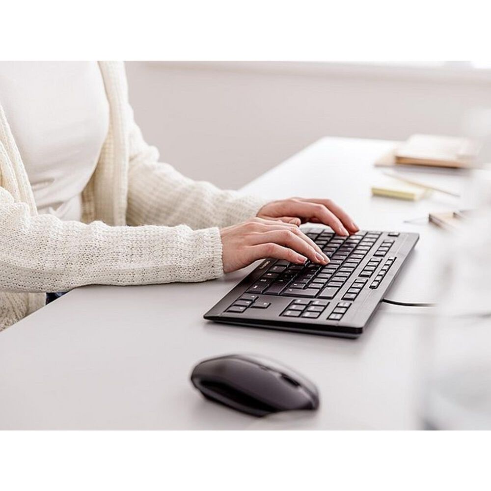 Cherry KC 200 MX Mechanical Office Keyboard in Black, , large