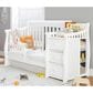 Sorelle Furniture Princeton Elite 4- In- 1 Convertible Crib and Changer in White, , large