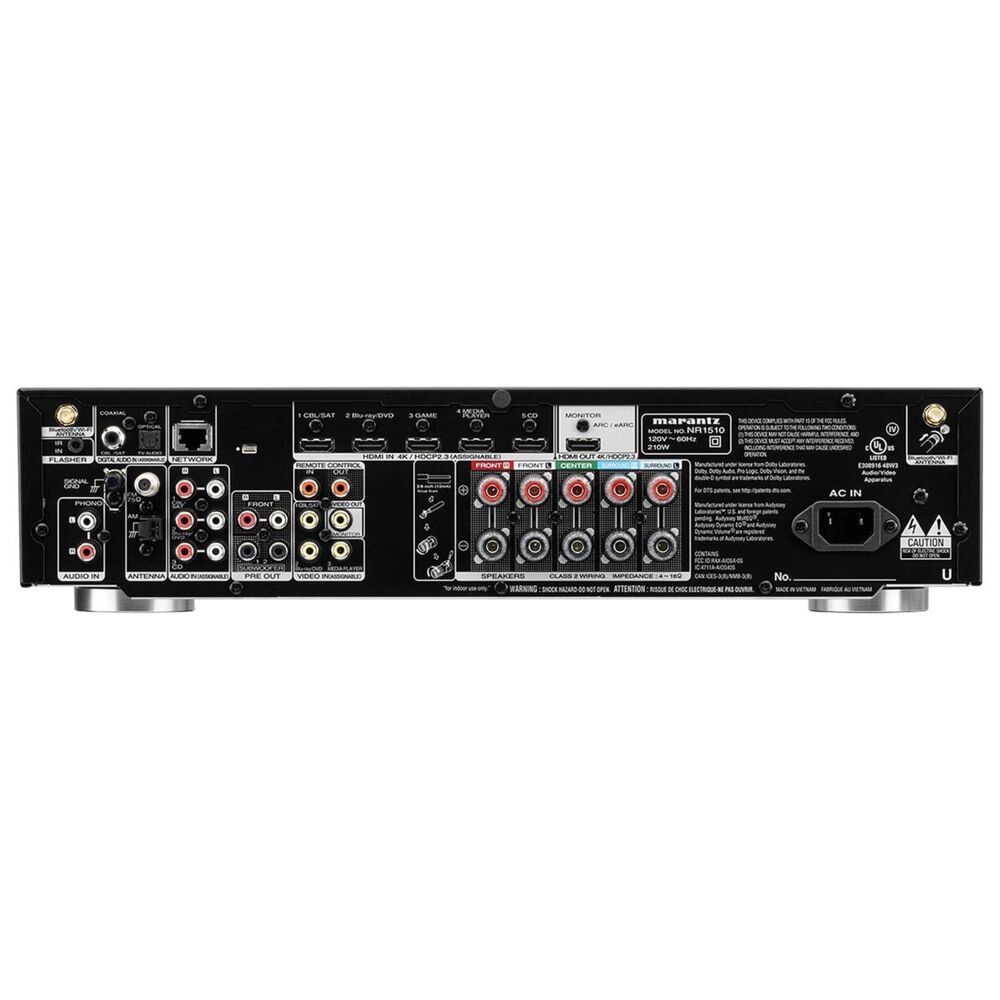 Marantz 5 Channel Slimline AV Receiver in Black, , large