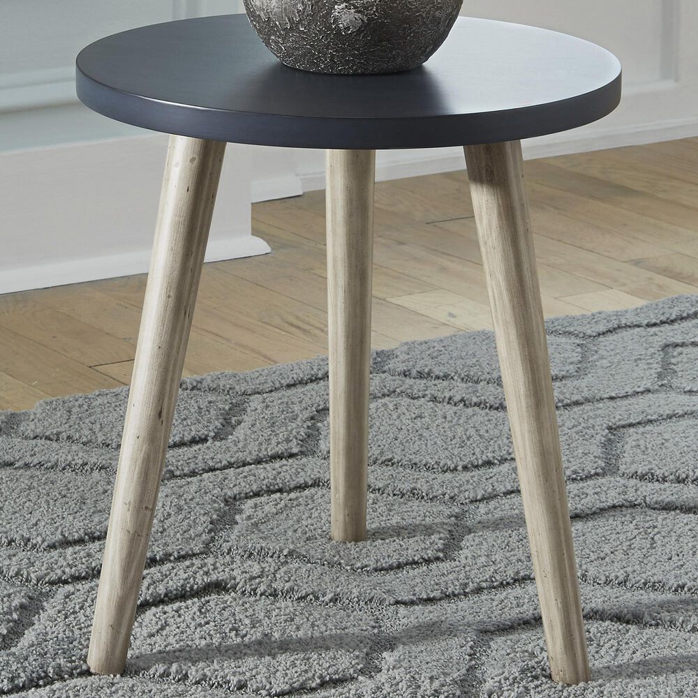 Ashley Fullersen Accent Table in Blue and Light Tan, , large