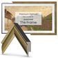 Deco TV Frames Slim 43" Frame Bezel for Samsung the Frame TV in Industrial Brass, , large