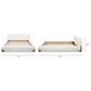 Jennifer Taylor Home Alpine Puffy Modern Queen Platform Bed in Ivory White, , large