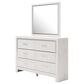 Ashley Altyra 6 Drawer Dresser and Mirror in White, , large