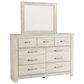 Ashley Bellaby 4 Piece Queen Bedroom Set in Whitewash, , large