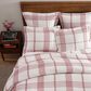 Levtex Waffle Plaid 3-Piece King/California King Comforter Set in Peppermint Red and Cream, , large