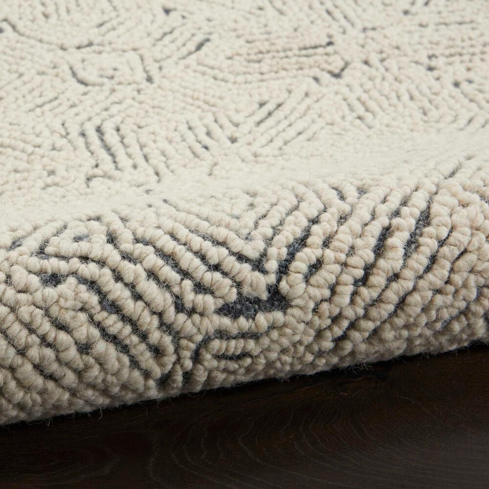 Nourison Colorado 2&#39;3&quot; x 7&#39;6&quot; Ivory and Navy Runner, , large
