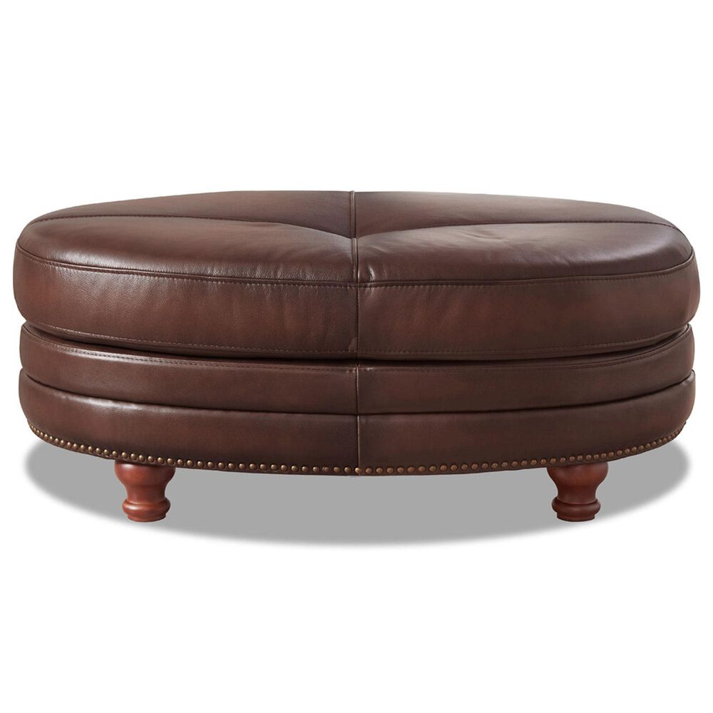 Hydeline Belfast Stationary Chair and Ottoman Set in Caramel Brown, , large