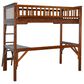 Linon Home Decor Levi Twin Workstation Loft Bed with Desk in Espresso, , large