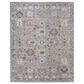 Feizy Dartmouth 39QLF 10" x 12"8" Gray and Multicolor Area Rug, , large