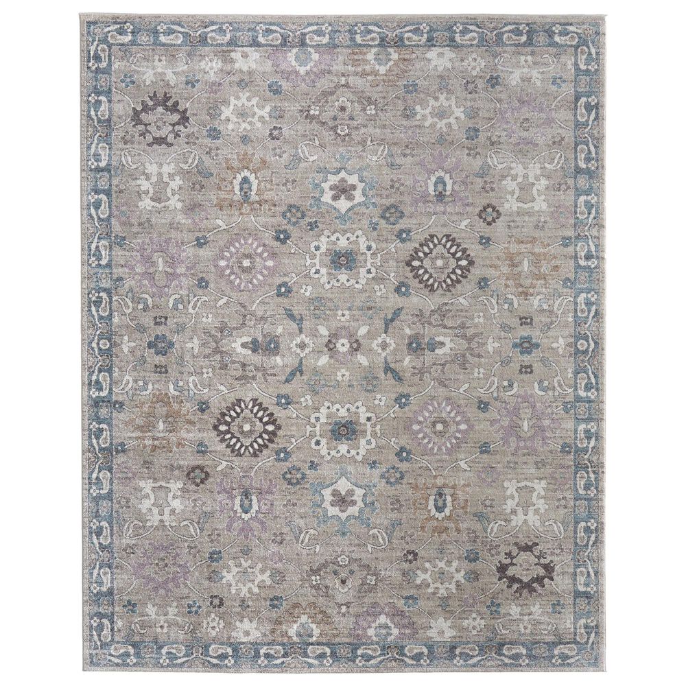 Feizy Dartmouth 39QLF 10" x 12"8" Gray and Multicolor Area Rug, , large