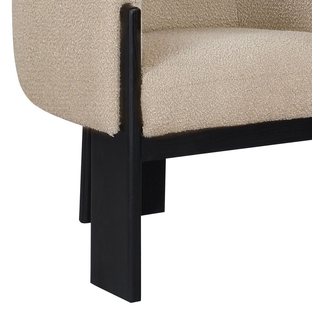 Coaster Valdez Barrel Back Accent Chair in Beige, , large