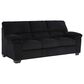 Ashley SimpleJoy Stationary Sofa and Loveseat Set in Onyx, , large