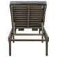 Hearth and Haven Ariana Outdoor Wood Chaise Lounge with Cushions in Grey, , large