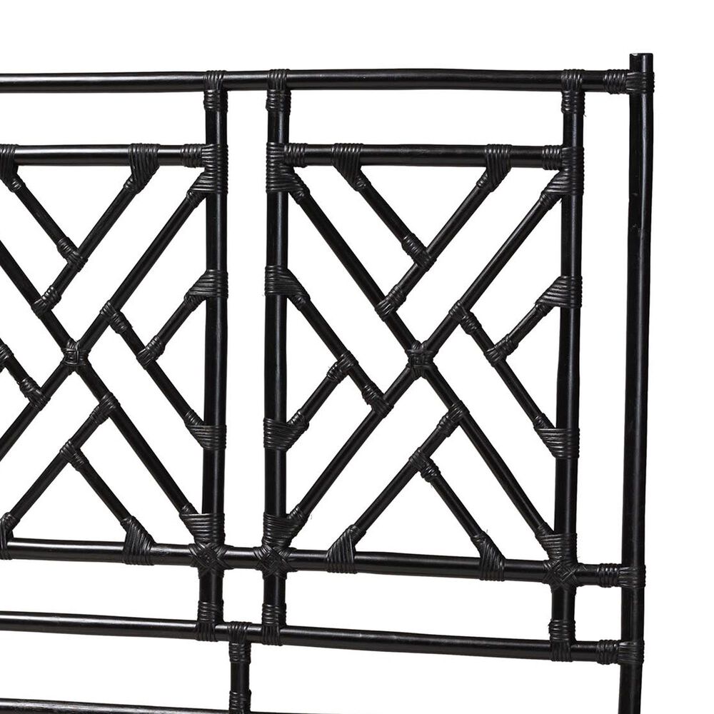 Baxton Studio Karavo Queen Standalone Headboard in Black, , large