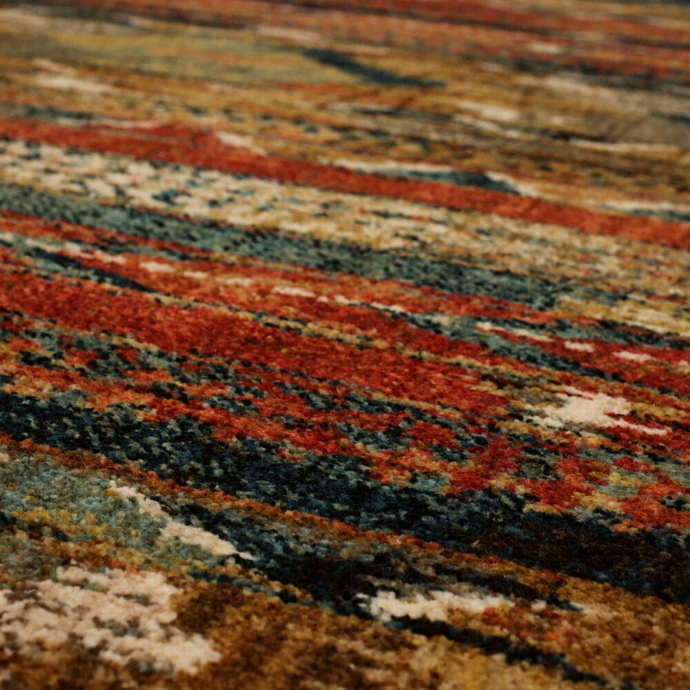 Karastan Spice Market Infused Aquamarine 8' x 11' Area Rug, , large