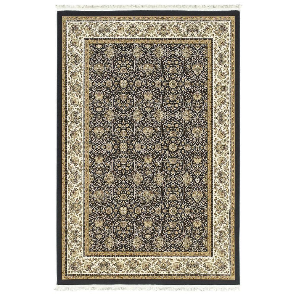 Oriental Weavers Masterpiece 1331B 7"10" x 10"10" Navy Area Rug, , large