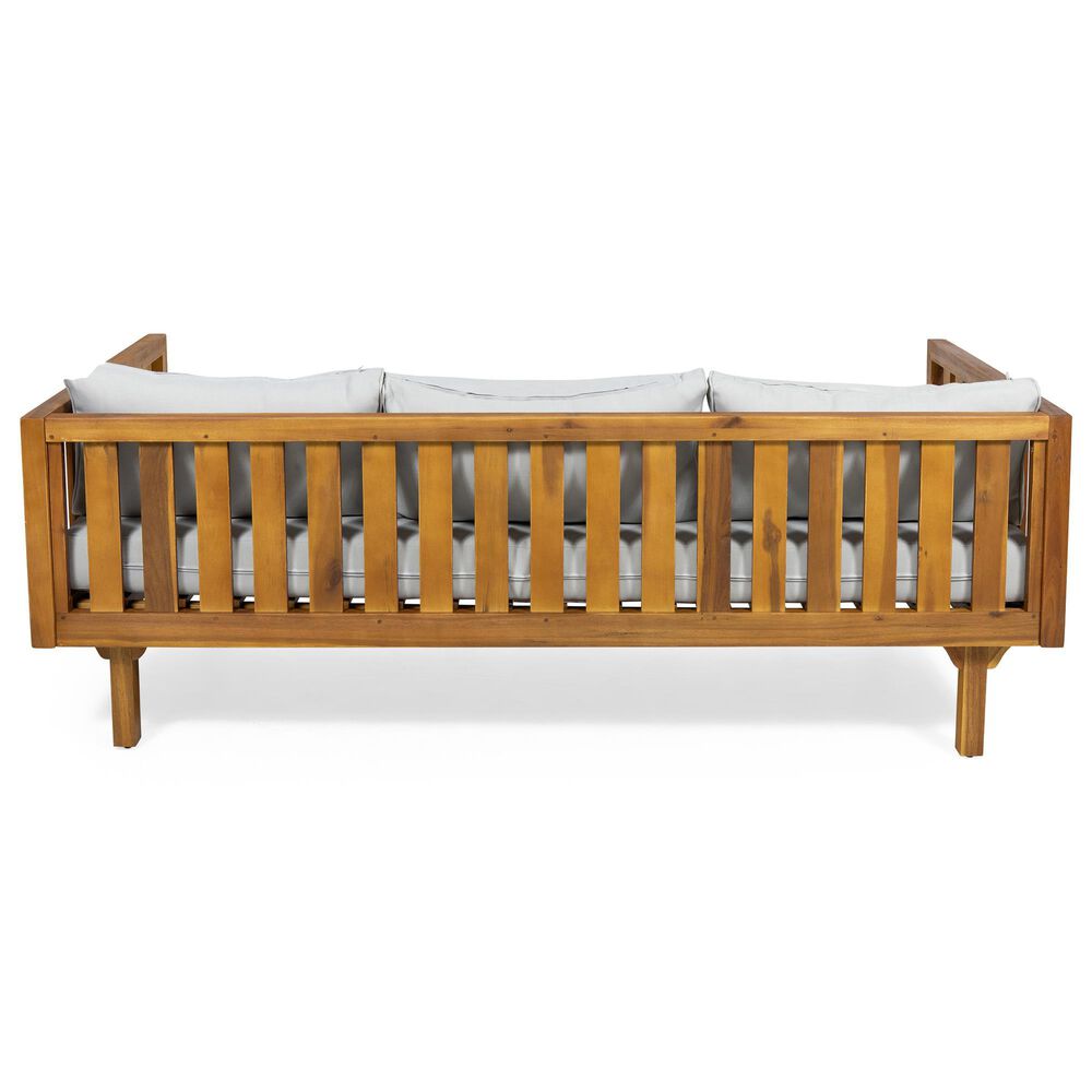 Hearth and Haven Claremont Outdoor Sofa Daybed in Beige, , large