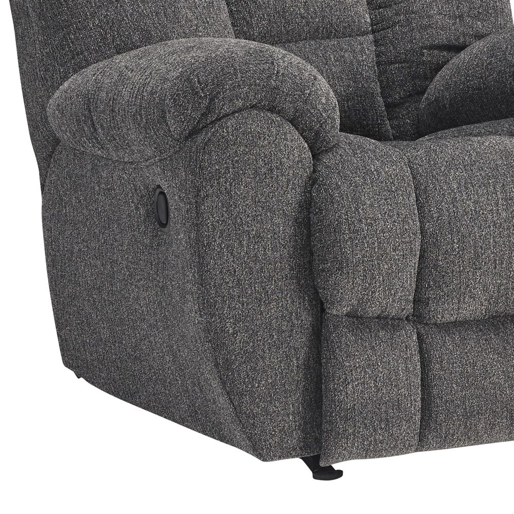 Ashley Foreside Manual Rocker Recliner in Charcoal, , large