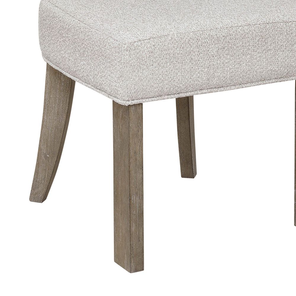 Chapel Hill Anderson Park Dark Klismos Side Chair in Moose Trail and Frontier Brown, , large