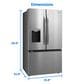 Midea Midea 29 Cu. Ft. OneTouch AutoFill French Door Refrigerator, , large