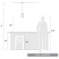 Golden Lighting Smyth Mini Pendant in Matte Black, , large