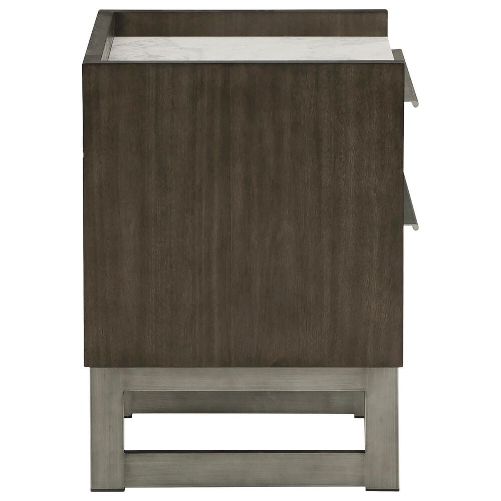 Ashley Arkenton 2-Drawer Nightstand in Grayish Brown and White, , large